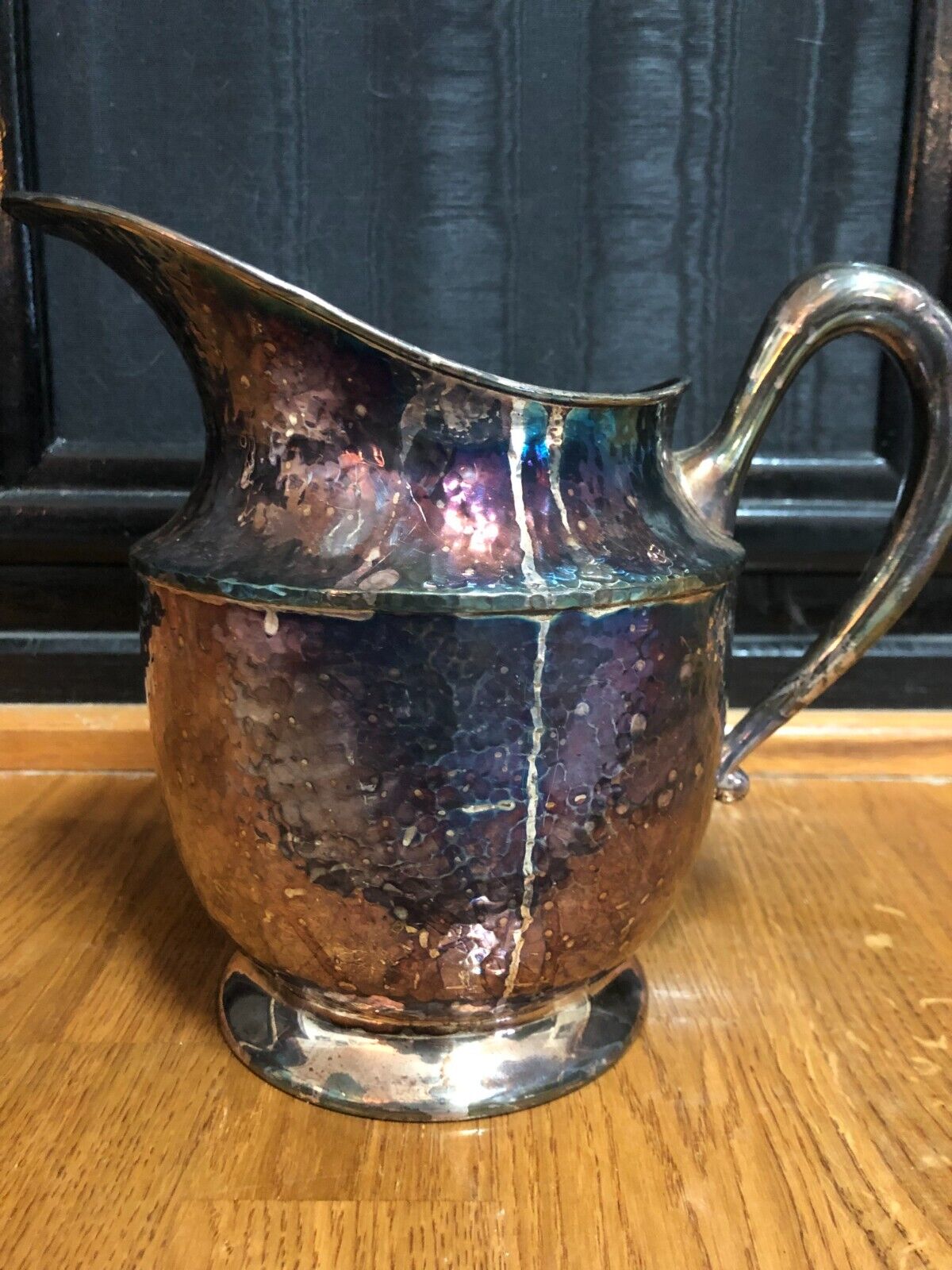 1920s Taber & Tibbets NS Hand Hammered Water Pitcher 420-66